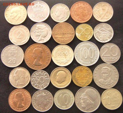48 разных монет (см. фото и описание). До 08.09_22.06мск - 8583