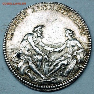 Памятная серебряная французская медаль 1784; до 09.09_22.40м - 7647