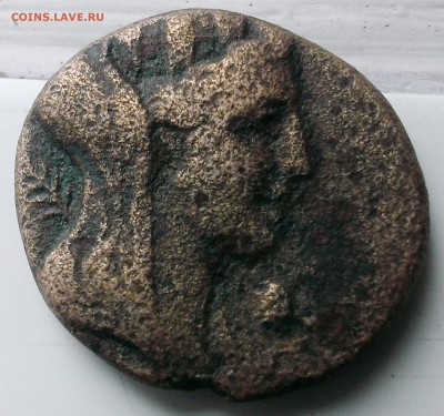 Античные монеты, найденные в Якутии - Женская голова 1