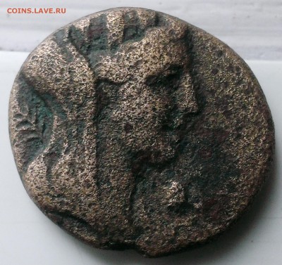 Античные монеты, найденные в Якутии - Женская голова