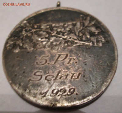 Медаль за стрельбу, 5. Pr. Selau 1929 - медаль.JPG