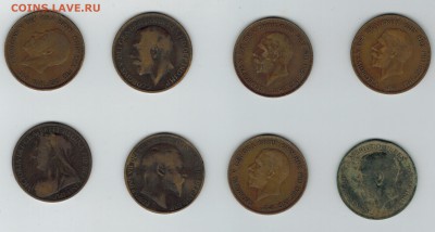 Великобритания 8 монет пенни до 14.11.2014   22-00 - 1 2