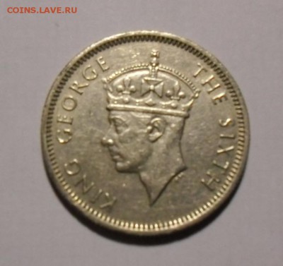 Британская Малайя 10 центов 1949 - малайя-1