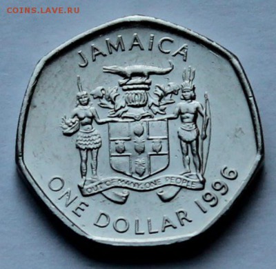 Ямайка 1 доллар 1996. - 2