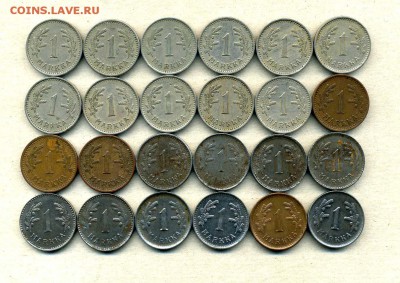 Монеты Финляндии 1865 -2001 + серебро Швеции - 1 м.1929-52.1