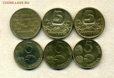 Монеты Финляндии 1865 -2001 + серебро Швеции - 5 м.1973-95.2