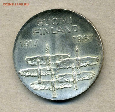 Монеты Финляндии 1865 -2001 + серебро Швеции - 10 м.1967.1