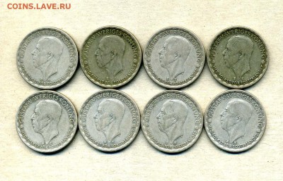 Монеты Финляндии 1865 -2001 + серебро Швеции - 1 кр.1943-50.3