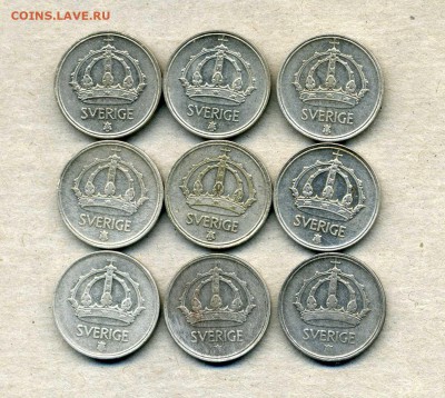 Монеты Финляндии 1865 -2001 + серебро Швеции - 10 э.1942-50.1
