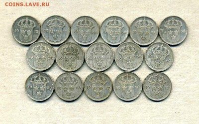Монеты Финляндии 1865 -2001 + серебро Швеции - 10 э.1917-42.1