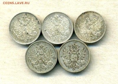 Монеты Финляндии 1865 -2001 + серебро Швеции - 25 п.1909-17 а