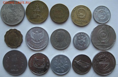 Комплекты иностранных монет - Африка, Азия, Б. Восток. - азия1