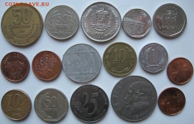 Комплекты иностранных монет - Африка, Азия, Б. Восток. - америка