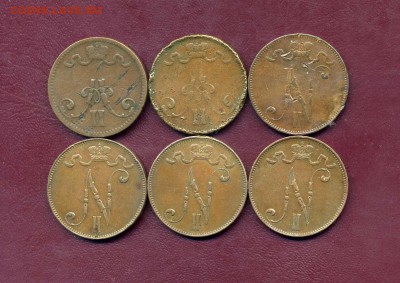 Монеты Финляндии 1865 -2001 + серебро Швеции - img694