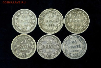 Монеты Финляндии 1865 -2001 + серебро Швеции - img700