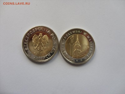 Иностранщина: наборы монет, евро, Польша и т.д. - 5 злотых 2014 Королевский замок в Варшаве.JPG.JPG