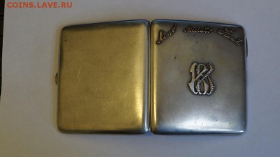 портсигар Финляндия начало 20 века серебро +золото - 5510938