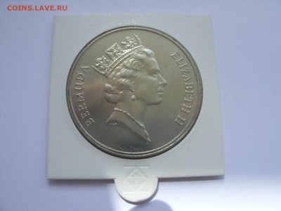 Иностранщина: наборы монет, евро, Польша и т.д. - 1 dollar 1987 Bermudi - 2.JPG