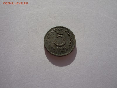 Иностранщина: наборы монет, евро, Польша и т.д. - 5 фенигов 1917 - 1.JPG