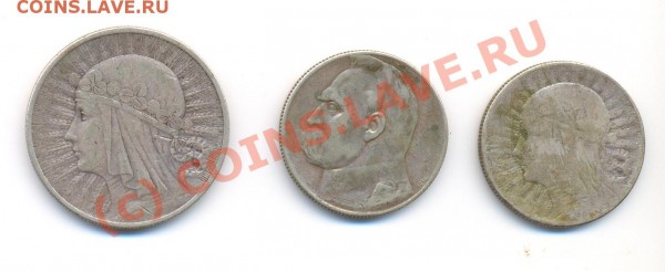 разная подборка монет ! польша серебро,Америка и т.д - 1-1