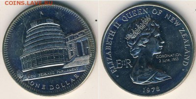 1 доллар 197825 лет коронации Елизаветы II - c7168_a