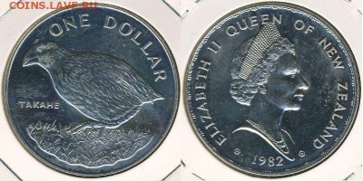 1 доллар 1982Такахе - c88320_a