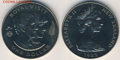 1 доллар 1983Королевский визит - c104532_a