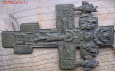 Икона в виде креста размером 27,5х19,5х0,7 см литье оценка - крестм