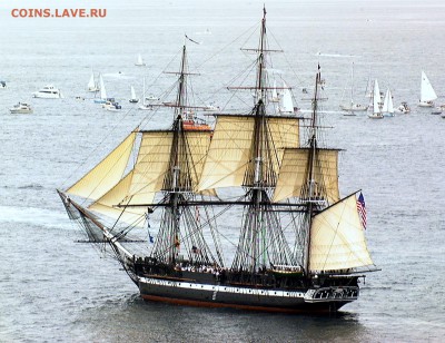 Монеты с Корабликами - USS_Constitution_1997