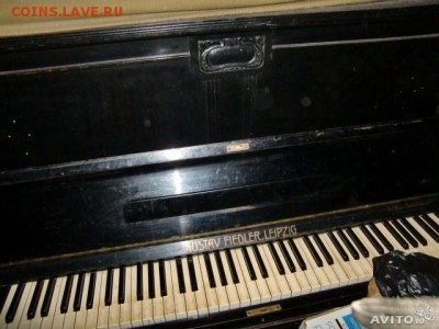 Пианино Gustav fiedler leipzig, слоновая кость, начало 20 в. - 563469620