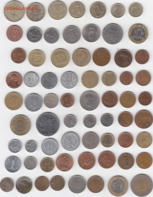 68 иностранных монет без повтора по типу до 22.05 22:00 мск - IMG