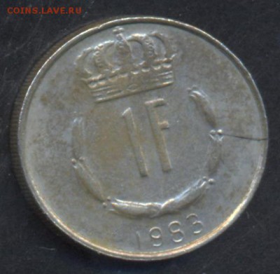 Люксембург 1 франк 1983 г. 22.05.15 г. 22-00 МСК. - Люкс.1
