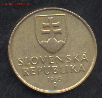 Словакия 1 крона 1995 г. 22.05.15 г. 22-00 МСК. - Словакия1