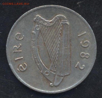 Ирландия 5 пенсов 1982 г. 22.05.15 г. 22-00 МСК. - Ирландия