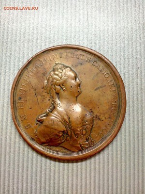 настольный жетон "Возобновленный Кремль 1773г." - медаль