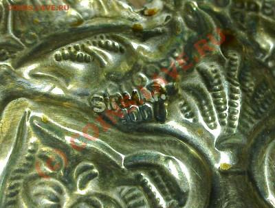 Антикварное зеркало, серебро 900 пробы - 20100710_003