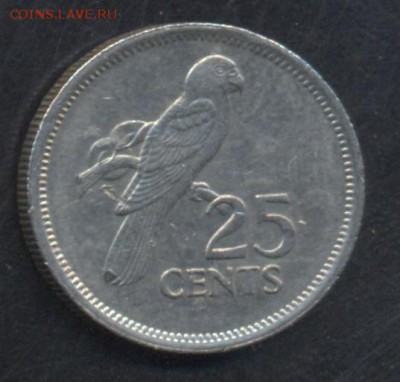 Сейшельские о-ва 25 центов 1982 г.  14.06.15 г. 22 -00 МСК. - Сейшелы1