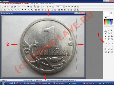 Метод подготовки изображений монет. - 033