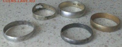 4 серебряных кольца 84 проба клейма. Определение и оценка - кольцо 1