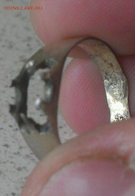 4 серебряных кольца 84 проба клейма. Определение и оценка - кольцо 3