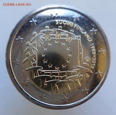 "Сквозная" серия монет "30 лет флагу ЕС" - DSC01896.JPG