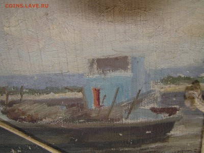 Картина Юрков 1954г. Дорога в Зольное. Холст, масло. двухсто - зольное4.JPG
