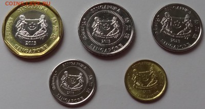 Сингапур набор монет 2013 год - 5 шт. UNC 08.09 22:00 - DSC06545.JPG