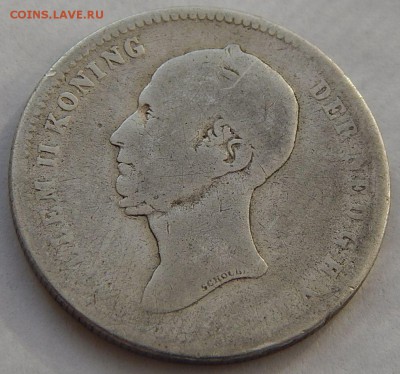 Нидерланды 25 центов 1848, до 20.10.15 в 22:00 МСК - 4562