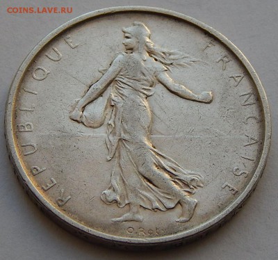 Франция 5 франков 1961 Сеятельница, до 31.10.15 в 22:00 МСК - 3870