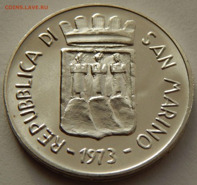 Сан-Марино 500 лир 1973, до 31.10.15 в 22:00 МСК - 4030