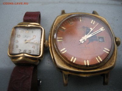 часы наручные Слава и Луч позолота - DSCN3122.JPG