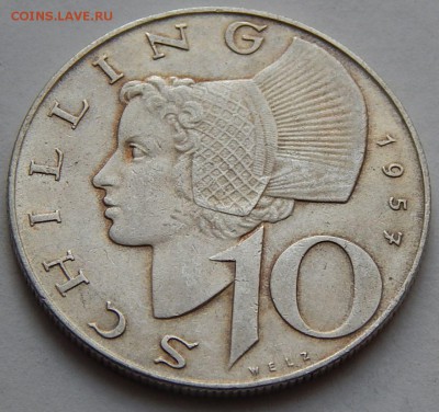 Австрия 10 шиллингов 1957, до 18.11.15 в 22:00 МСК - 4695