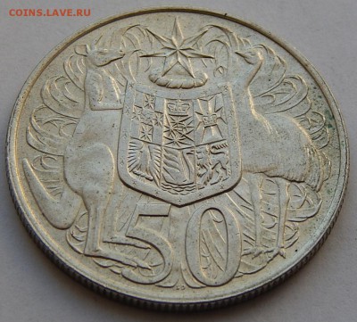 Австралия 50 центов 1966, до 18.11.15 в 22:00 МСК - 4819