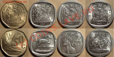 Комплект из 4-х монет ЮАР до 13.09.2010 22-00ФВ - ЮАР